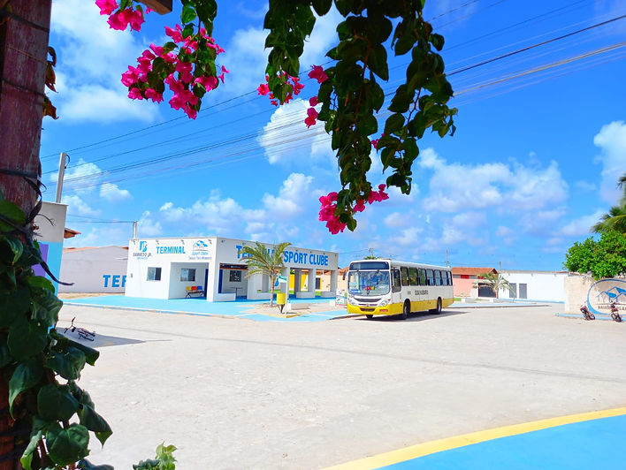 Terminal rodoviário e guarita